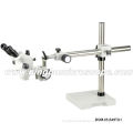 3X-330X High Magnification 144LED Ring Light Boom Stand Microscope